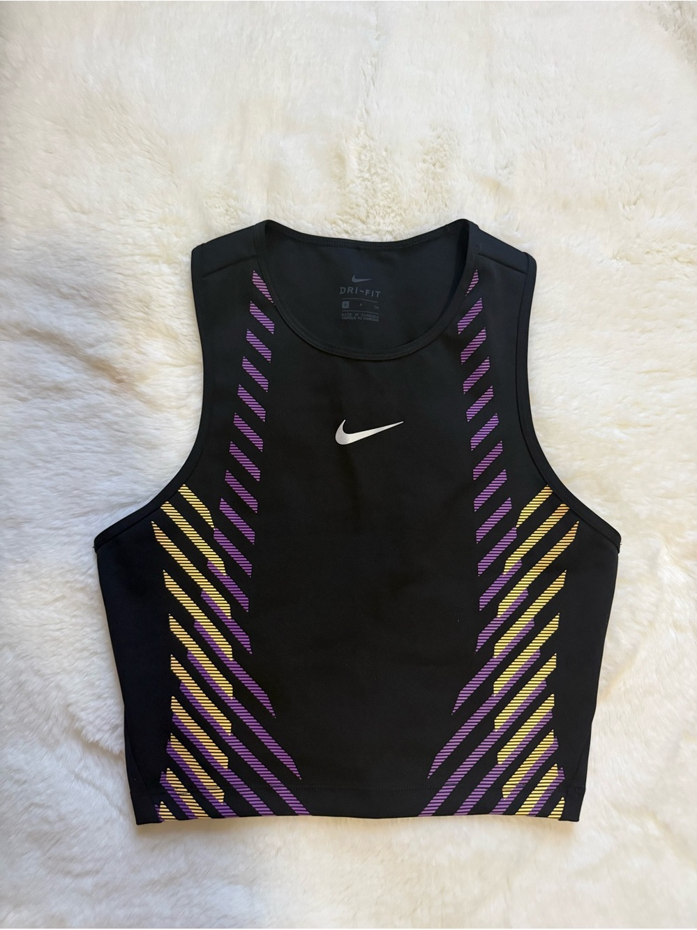 Nike GX Runway Crop Fitted Tank Top. Brand New. Womens